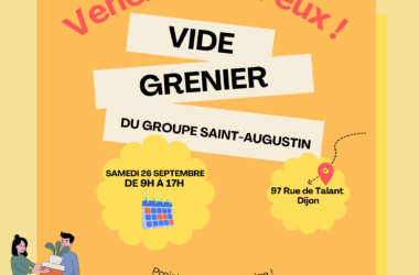 VIDE GRENIER SAMEDI 26 SEPTEMBRE de 9h à 17h - VENEZ NOMBREUX