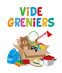 VIDE GRENIER SAMEDI 26 SEPTEMBRE de 9h à 17h - VENEZ NOMBREUX